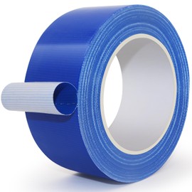 szwilnis Blue Duct Tape, 2 Inches x 32 Yards, Heavy Duty Waterproof, Strong, Durable, Easy-Tear by Hand, Residue-Free for Home Repairs, Industrial, Fixed Carpet Edge, DIY Projects