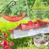 iBorn Hummingbird Feeders for Outdoors Hanging,Bee Proof Hummingbird Feeder with