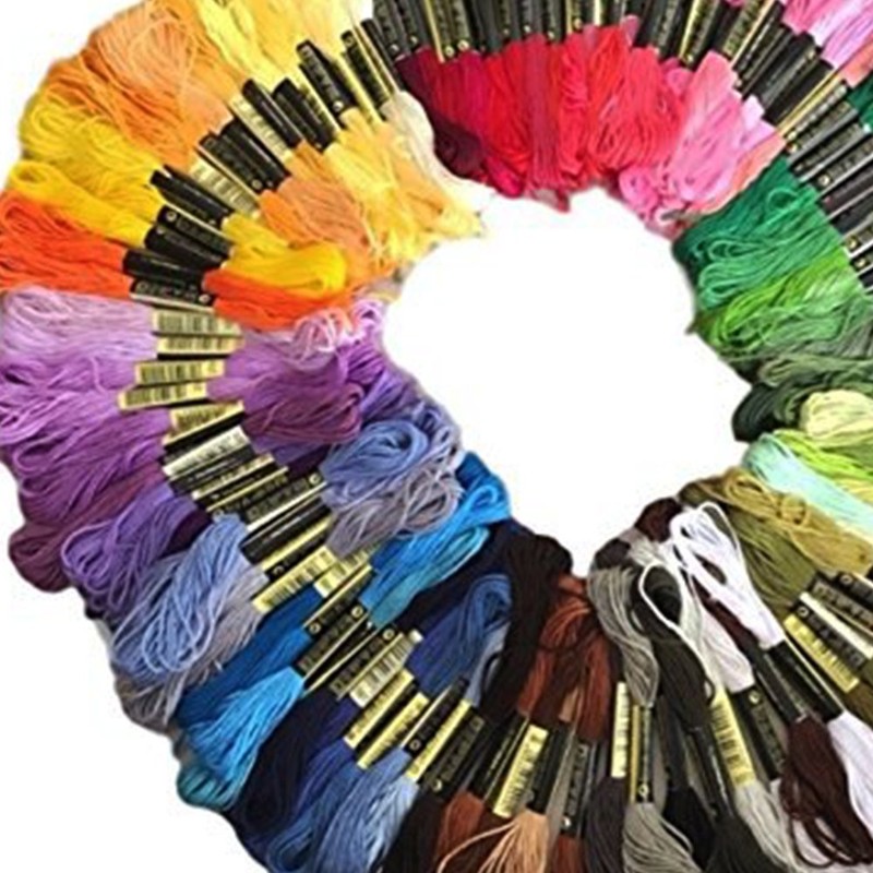 Hommy Embroidery Thread, 50 Colors, 26.6 ft (8 m), Cross
