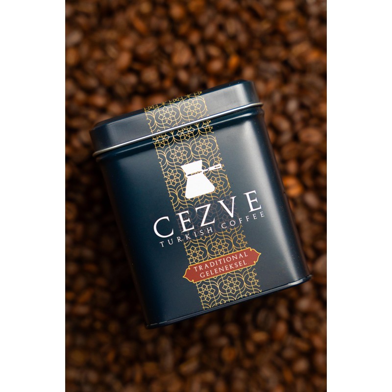 Cezve Turkish Coffee, 100% Arabica, Traditional/Geleneksel Flavor, Ground Coffee, 3.5oz