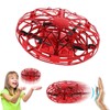 ZeroPlusOne® Hand Operated Drones for Kids or Adults - Air Magic Scoot Hands Free Mini Drone Helicopter, Easy Indoor UFO Flying Ball Drone Toys for Boys or Girls (RED)