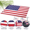 Rolitwils USA Golf Cart Flag - 12" x 18" Easy-Install