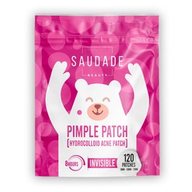 Pimple Patches von Saudade Beauty – unsichtbare hydrokolloide Pflaster gegen Akne, Pickel und Mitesser, schnelle Wirkung, 8 Stunden, 120 Pflaster gegen Unreinheiten in 3 praktischen Größen