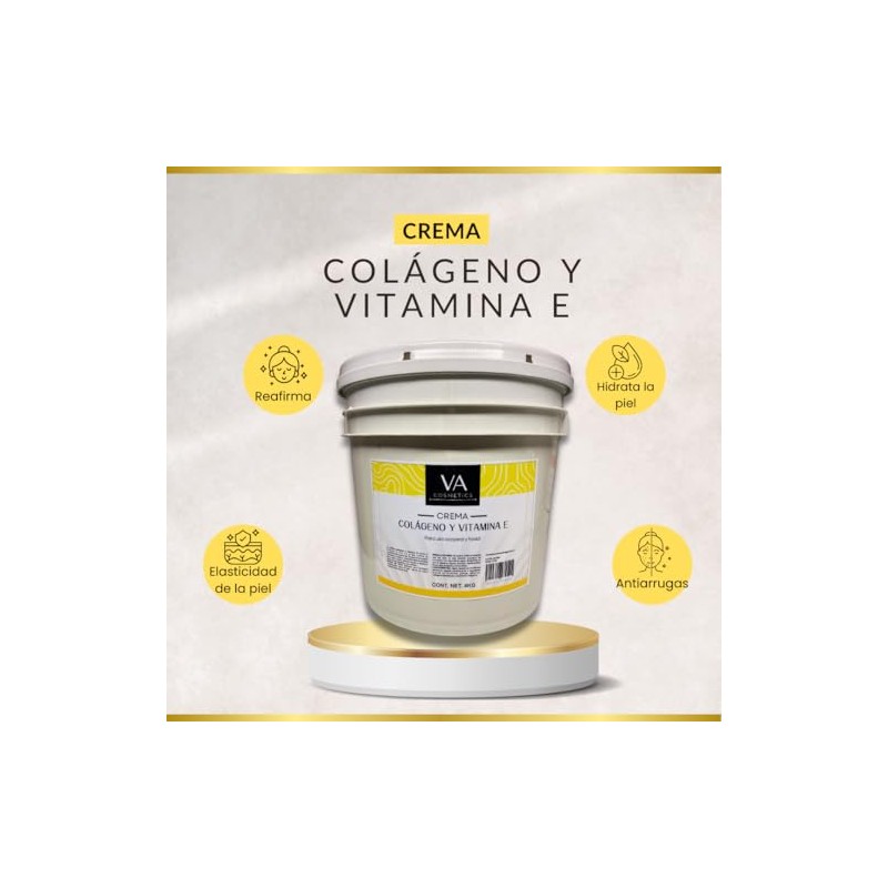 Crema Con Colageno Y Vitamina E Corporal Facial Spa 4