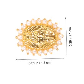 Baluue Nail Gems Decorative Charms 10pcs Metal Nail Charms for Manicure Decor for Women