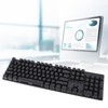Wired Mechanical Keyboard 104 Keys Blue Switch with 8 Kinds