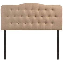 Rosebery Kids Queen Tufted Panel Headboard in Beige