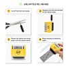 Miseyo Wide Roller Stamp Identity Theft Stamp 1.5 Inch Perfect