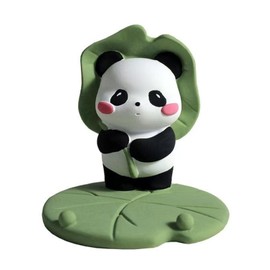 Phone Stand Desk Accessories Resin Panda Figurines Home Decor Decorative Tabletop Ornaments Cute Phone Holder