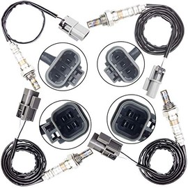 higherbro 4PCS Oxygen O2 Sensor 1 & 2 for 2001 2002 Nissan Frontier 3.3L Upstream + Downstream