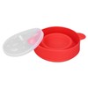 Large Microwave Popcorn Popper with Lid Handle BPA Free Foldable