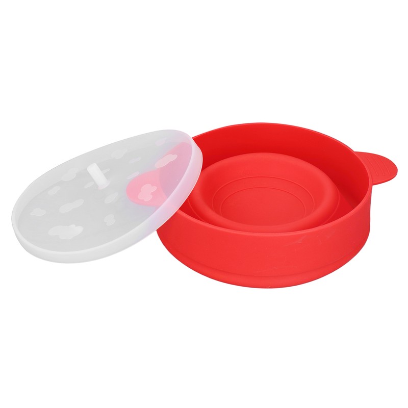 Large Microwave Popcorn Popper with Lid Handle BPA Free Foldable