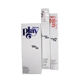 Glossier Lot 3 Item Glossier Play Makeup Lip gloss Eyeliner & Sharpener Genuine Bundle