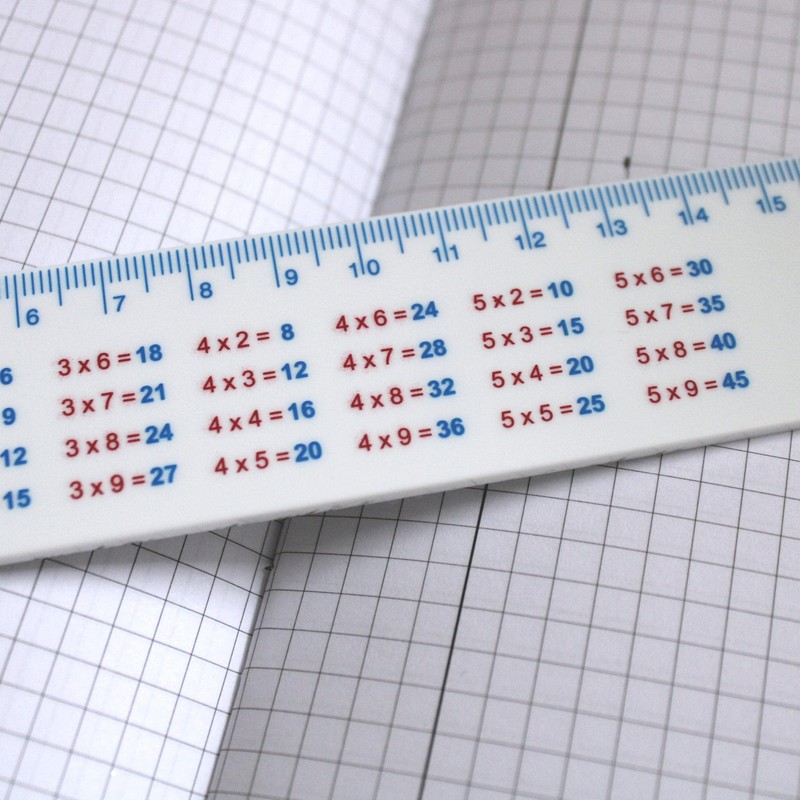 Filipov - 3 x Ruler 30 cm with Multiplying Table