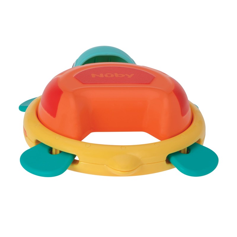 Nuby Turtle Tambourine Bath Toy and Musical Instrument - Baby