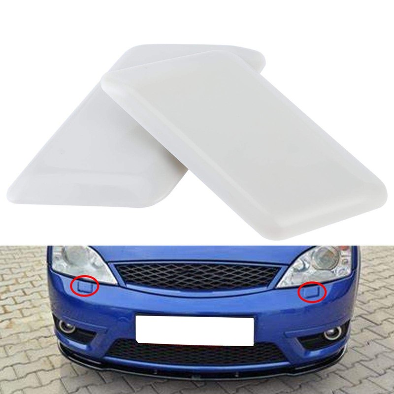 Headlight Washer, Pair Headlight Washer Jet Cap Covers Set 1301040