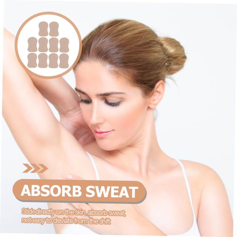 Beavorty 4sets Underarm Sweat Pads Armpit Shield Stickers for Summer