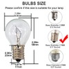 6 Pack S11 Intermediate E17 Base 40 Watt Bulbs for