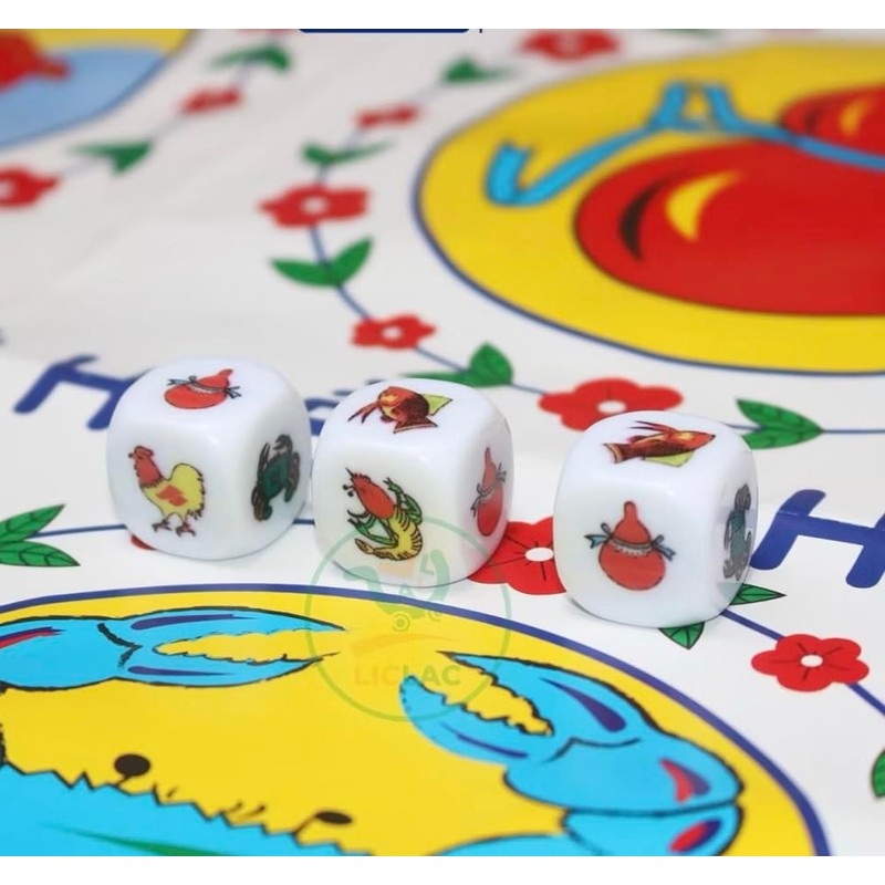 Vietnamese Traditional BAU Cua Tom Ca Dice Game