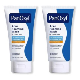 2pack Panoxyl Acné Foaming Wash 10% Peróxido De Benzoilo