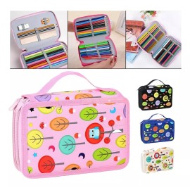 Lapices Estuchera Lapicera Estuche Organizador 2 Cierres 36 Lapices Impermeabl