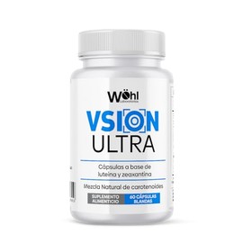 Vsion Ultra Laboratorios Wöhl Luteína Zeaxantina Alta Concentración de Carotenoides Combinación Premium de antioxidantes Naturales, 60 Cápsulas Blandas
