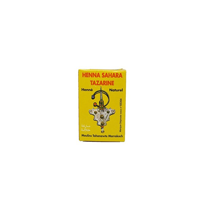 TAZARINE - Warm Red Natural Henna - Body Art Quality