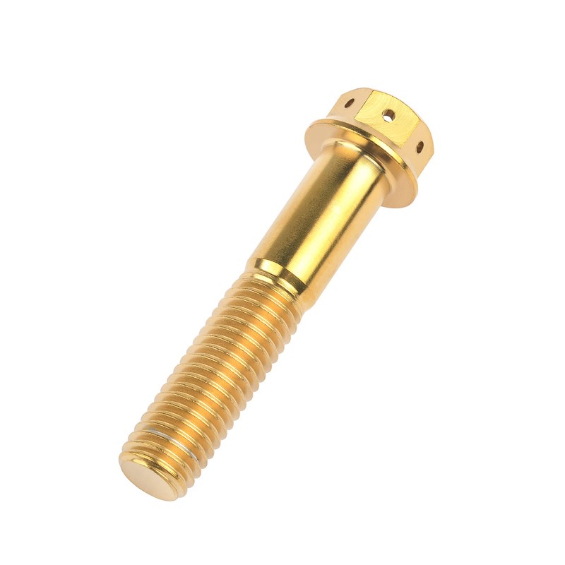 Wanyifa - Tornillo de cabeza hexagonal de brida de titanio