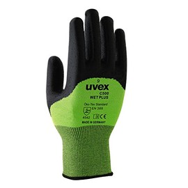 Uvex C500 Wet Plus Work Gloves - 1 Pair of Cut Protection Gloves - 08/M 08/M