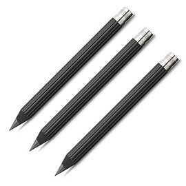 Graf von Faber-Castell 118630 Set Taschenbleistift Magnum 3 Stück, schwarz