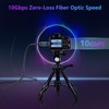 swegltek Fiber Optic USB C Cable(50ft),10Gbps High Speed Data Transfer