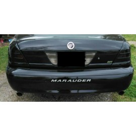 BDTrims | Chrome Bumper Letters for Mercury Marauder 2000 2004 Plastic Inserts