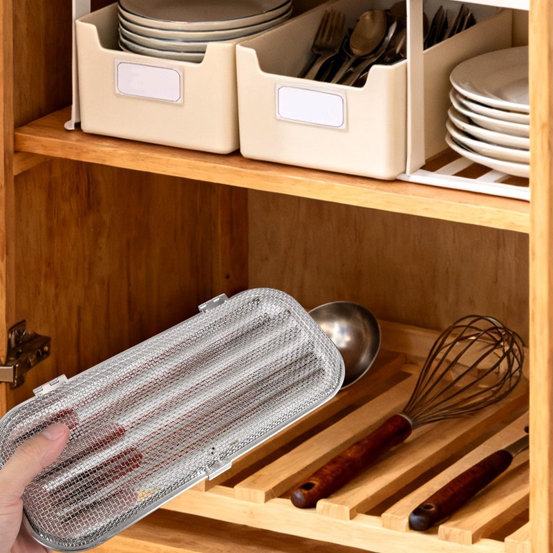 Dishwasher Chopstick Basket, 304 Stainless Steel Rectangular Dishwasher Basket for