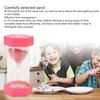 2pcs Hexagonal Hourglass 15 Minutes Learning Sand Timer Portable Plastic