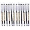 Risedot 12 Pack Black Gel Ink Pen, 0.35mm Ultra Fine