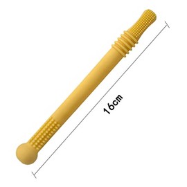 4 pzas. 6,3 pulgadas pajitas dentición bebé silicona blanda, mordedor para aliviar encías, ideal para bebés y niños pequeños de 0 a 6 meses, mordedore