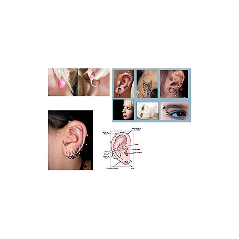 Binnan Professional Ear Piercing Gun Set, Safety Ear/Nose Gun with