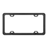 Grand General 60414 Matte Black Powder Coated License Plate Frame