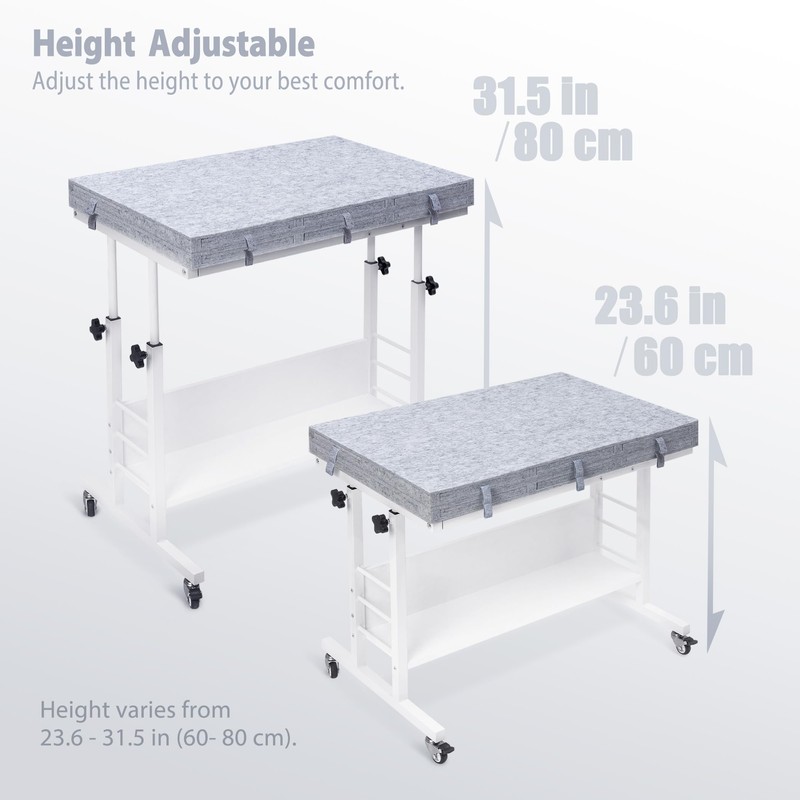 Tektalk 2000 Piece Foldable Felt Jigsaw Puzzle Board with Height