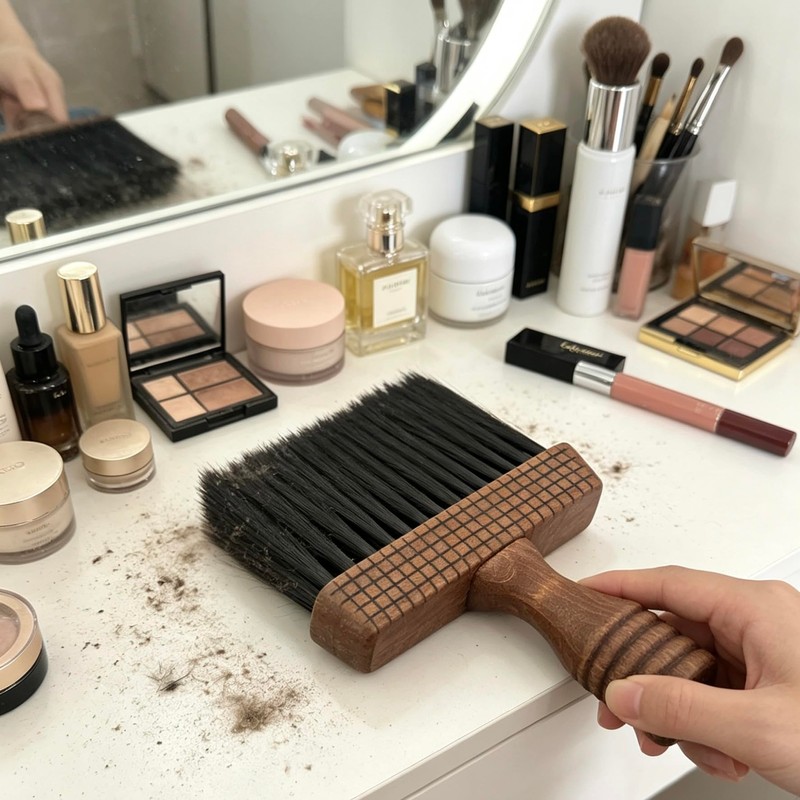 Stiff Bristle Wooden Handle Cleaning Brush
