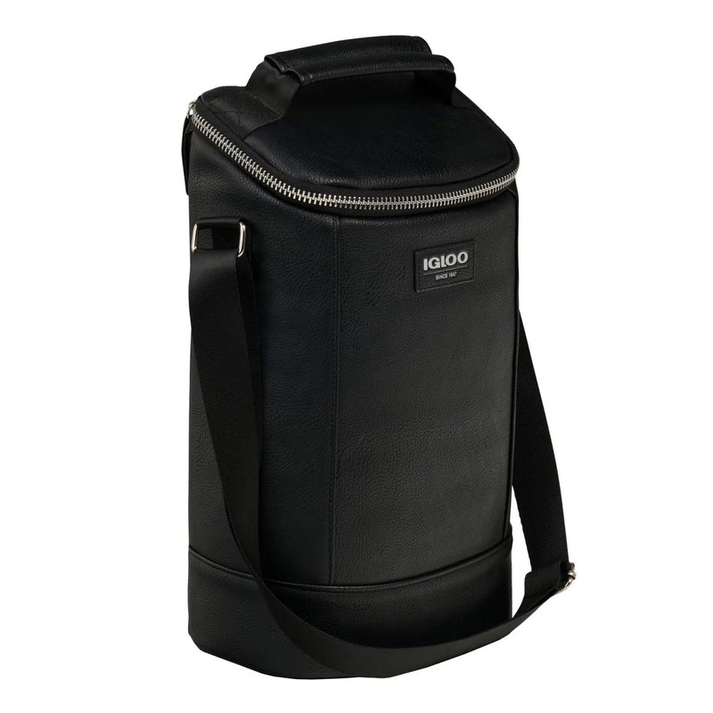 Igloo Luxe Collection Beverage Tote, MaxCold Insulation, Removable Divider, Metallic