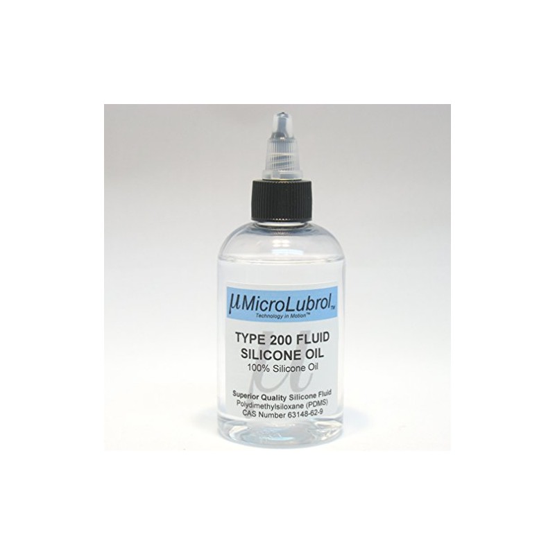 MicroLubrol 200 Fluid Pure Silicone Oil Polydimethylsiloxane (PDMS) 1000 centistokes