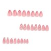 24 Piezas de Uñas Postizas a Presión, Uñas Falsas Cuadradas