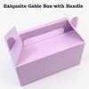 Oletx 12Pcs Purple Gable Gift Boxes, Party Favor Treat Box,