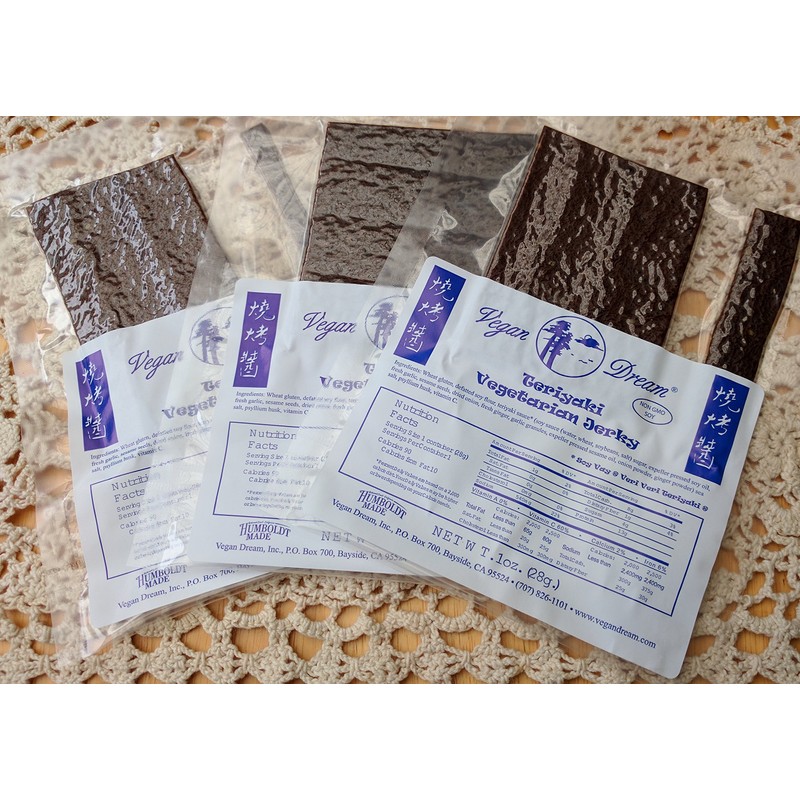 Vegan Dream Jerky - Teriyaki, 6 Pack