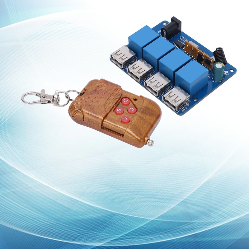 Power Supply Module 4 Channel 5V DC DC2.1 Type C