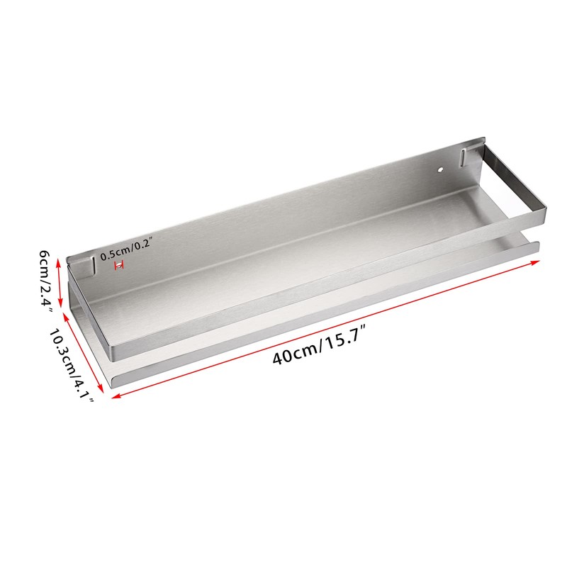 OwnMy 2PCS 16 Inch Shower Shelf Bathroom Inside Shower Caddy