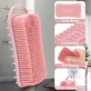 Silicone Body Scrubber, 2 in 1 Soft Silicone Loofah 2