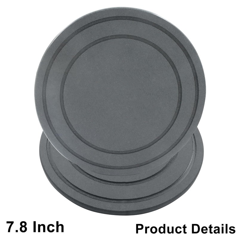 2pcs Diatomaceous Earth Plant Saucers, 7.8 Inch Instant Dry Trays