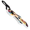 By Mexico Muñecas Mexicanas Luggage Tag, Mexican Doll Design, Yellow,